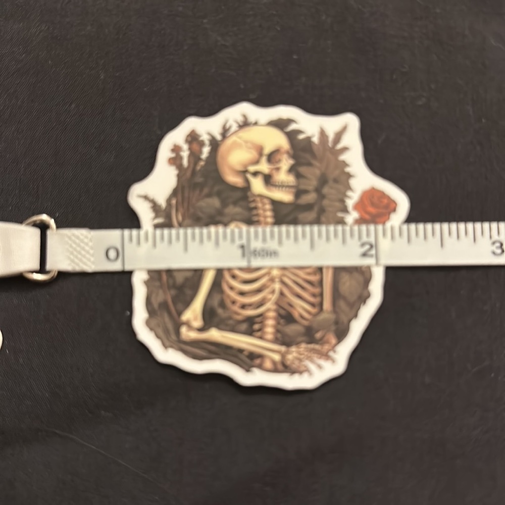 Floral skull stickers/decals - Picture 4 of 6